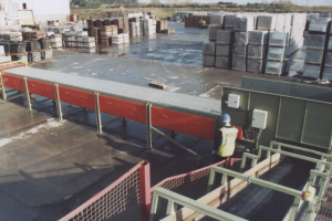 Heavy Duty Concrete Block Conveyor System